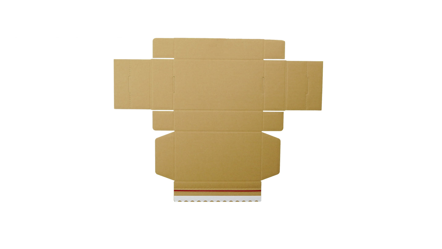 Zipper shipping box